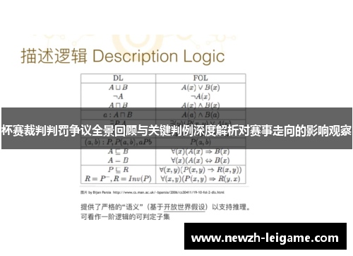 杯赛裁判判罚争议全景回顾与关键判例深度解析对赛事走向的影响观察